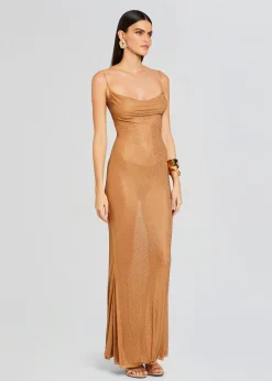 Retrofete Shilo Embellished Silk Dress Tannin Store