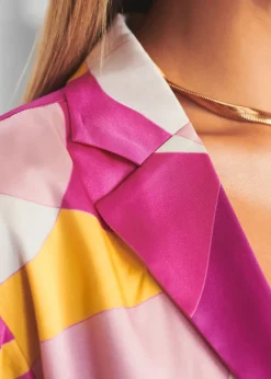 Retrofete Siena Silk Top Pink Geo Sale