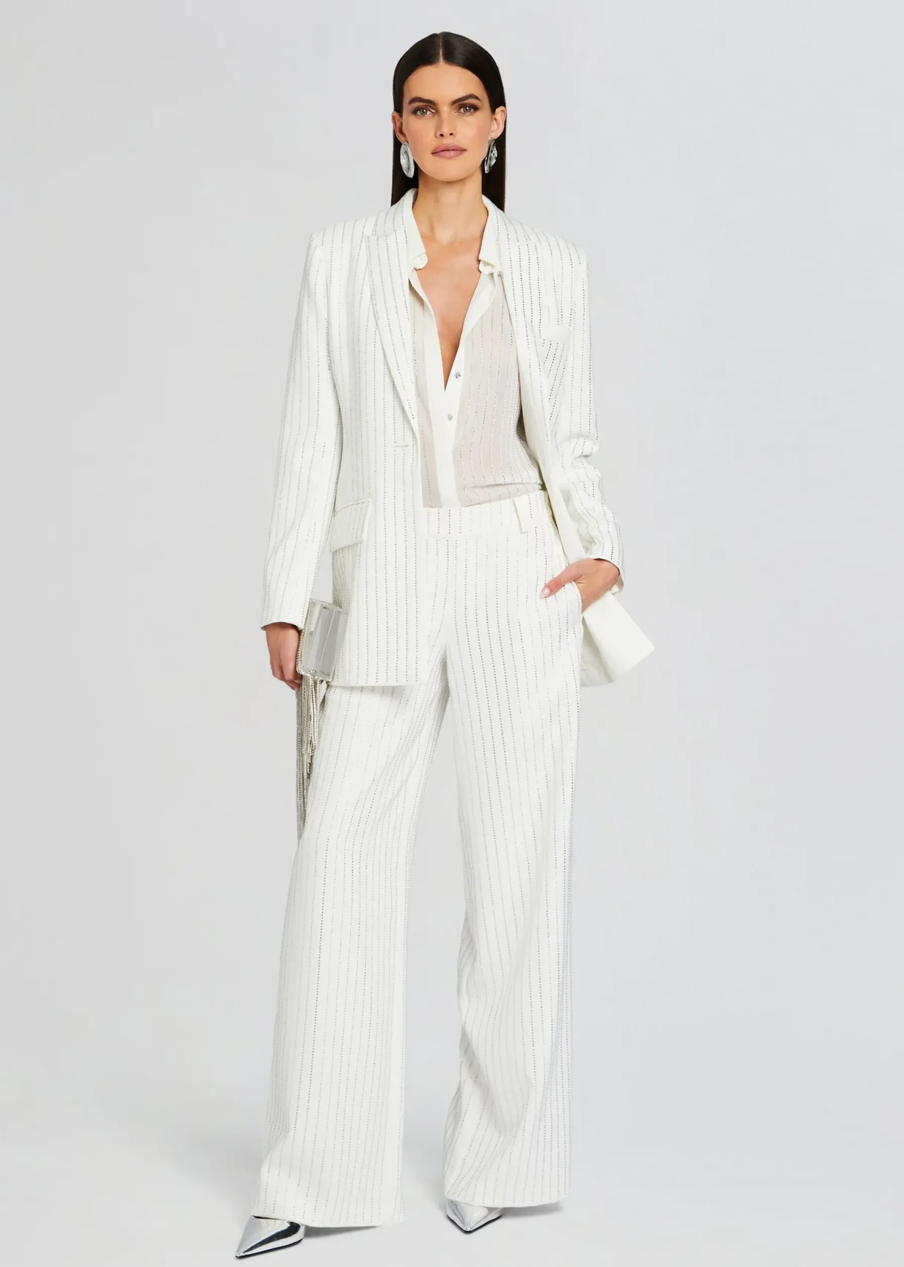 Retrofete Solana Embellished Blazer White Best Sale