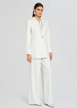 Retrofete Solana Embellished Blazer White Fashion