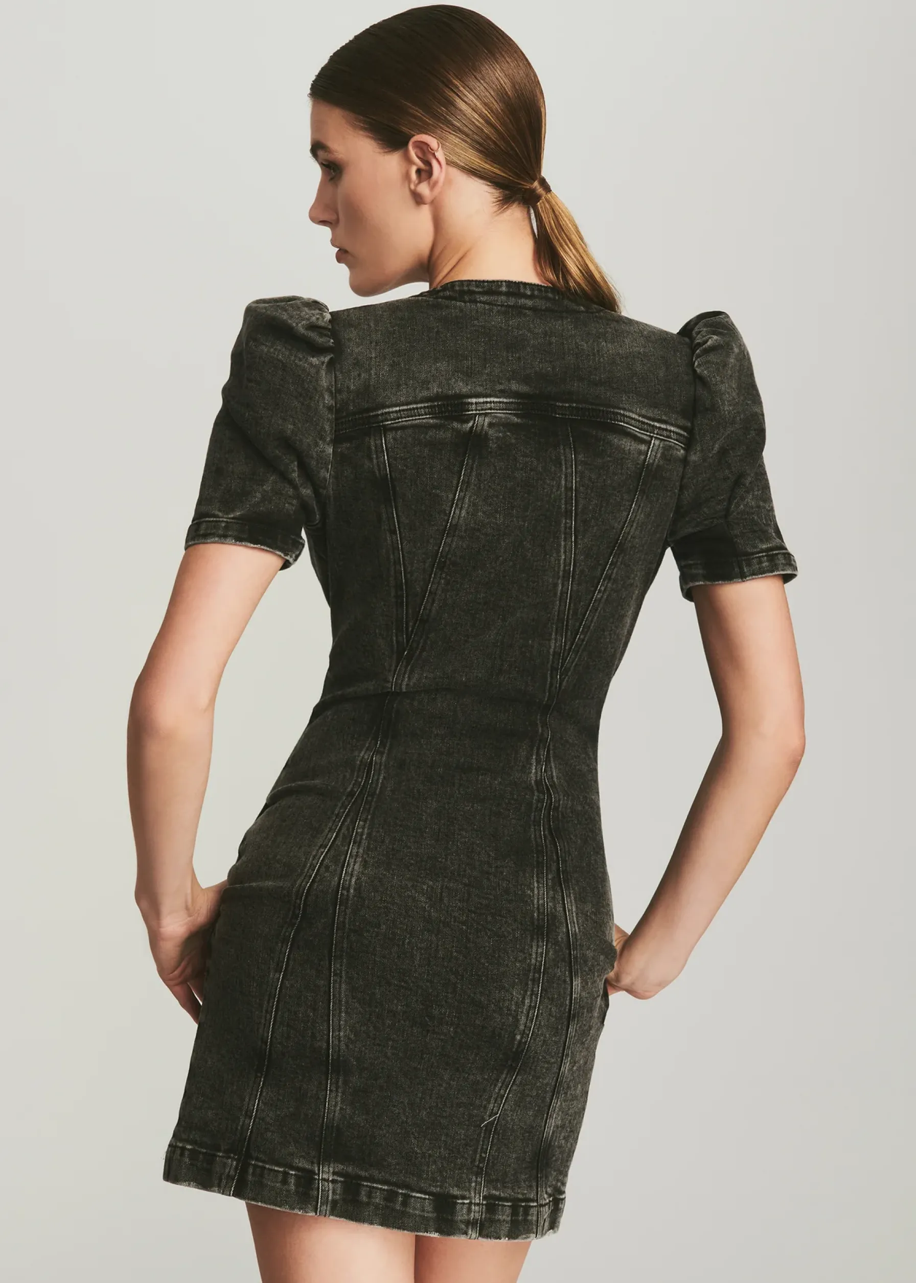 Retrofete Stasha Dress Obsidian Black Discount