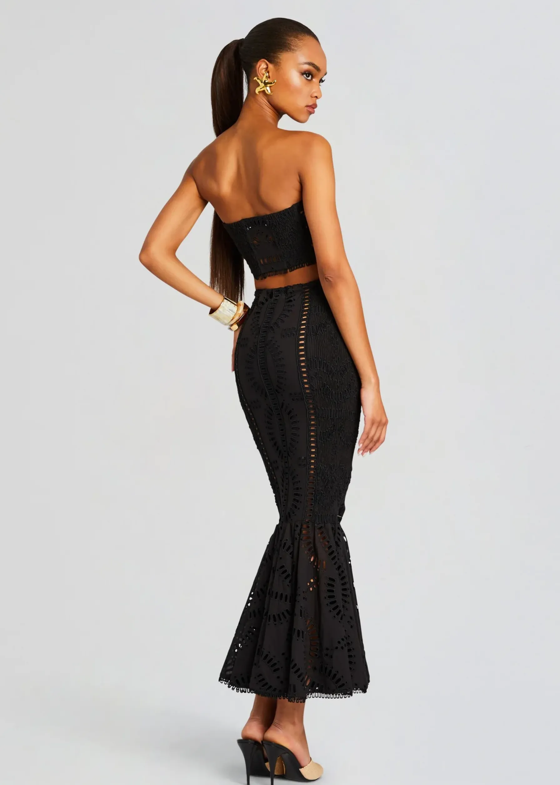 Retrofete Sting Bustier Black Samoa Best Sale