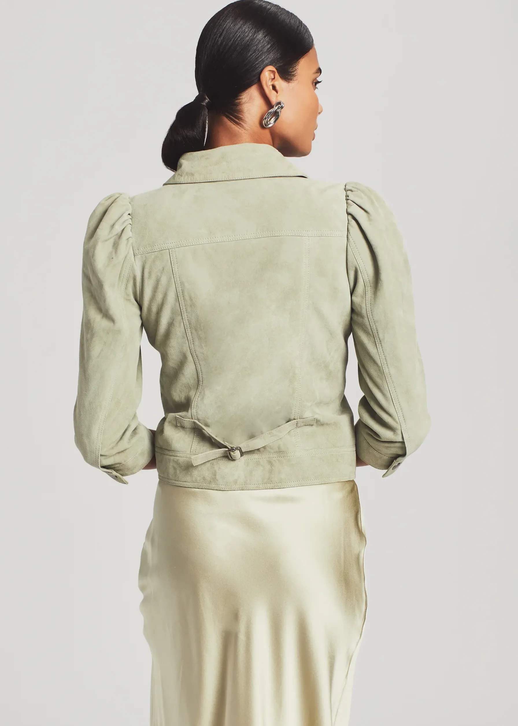 Retrofete Suede Ada Jacket Sage Sale