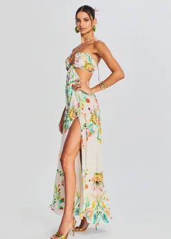 Retrofete Susan Maxi Dress White Cheap