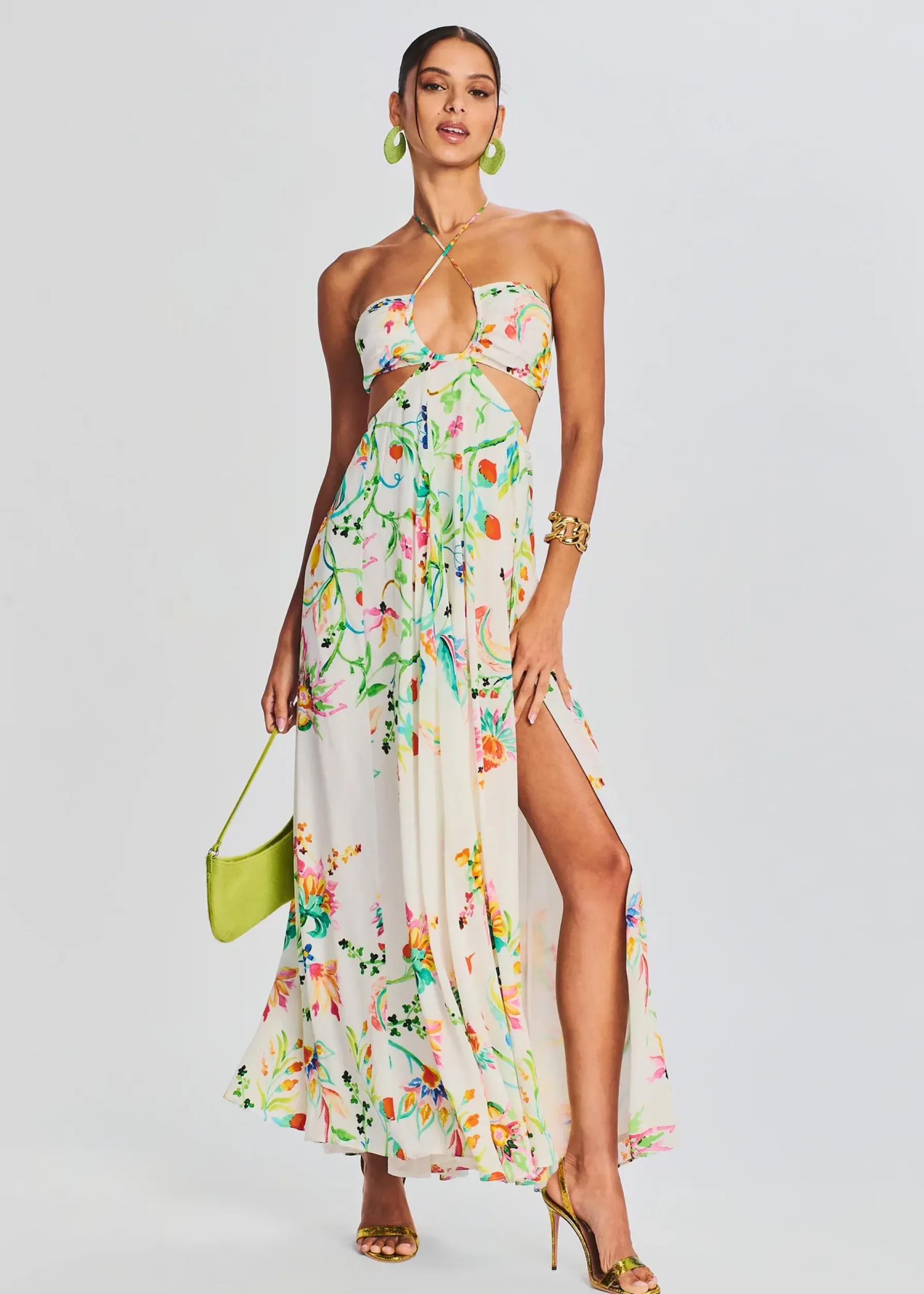 Retrofete Susan Maxi Dress White Cheap