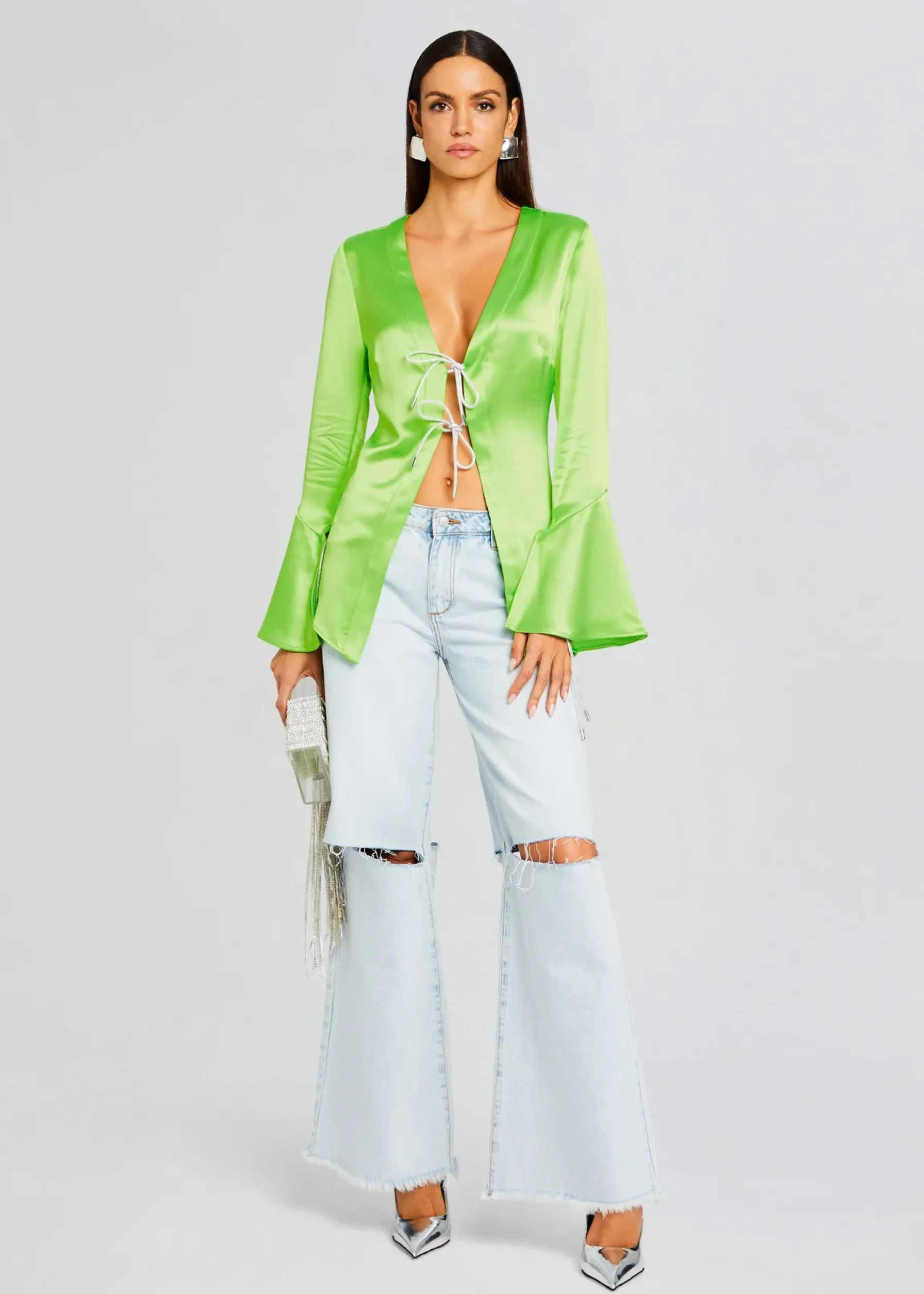 Retrofete Svea Blouse Fresh Lime Cheap