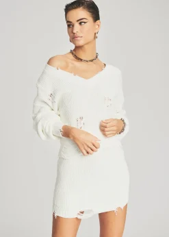 Retrofete Syd Sweater White Hot