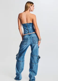 Retrofete Tammy Cargo Jean Sea Cheap