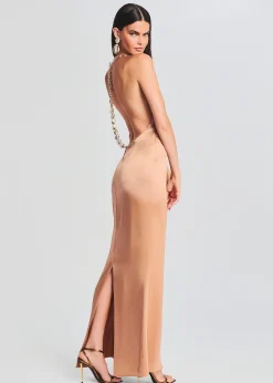 Retrofete Tasha Dress Almond Flash Sale