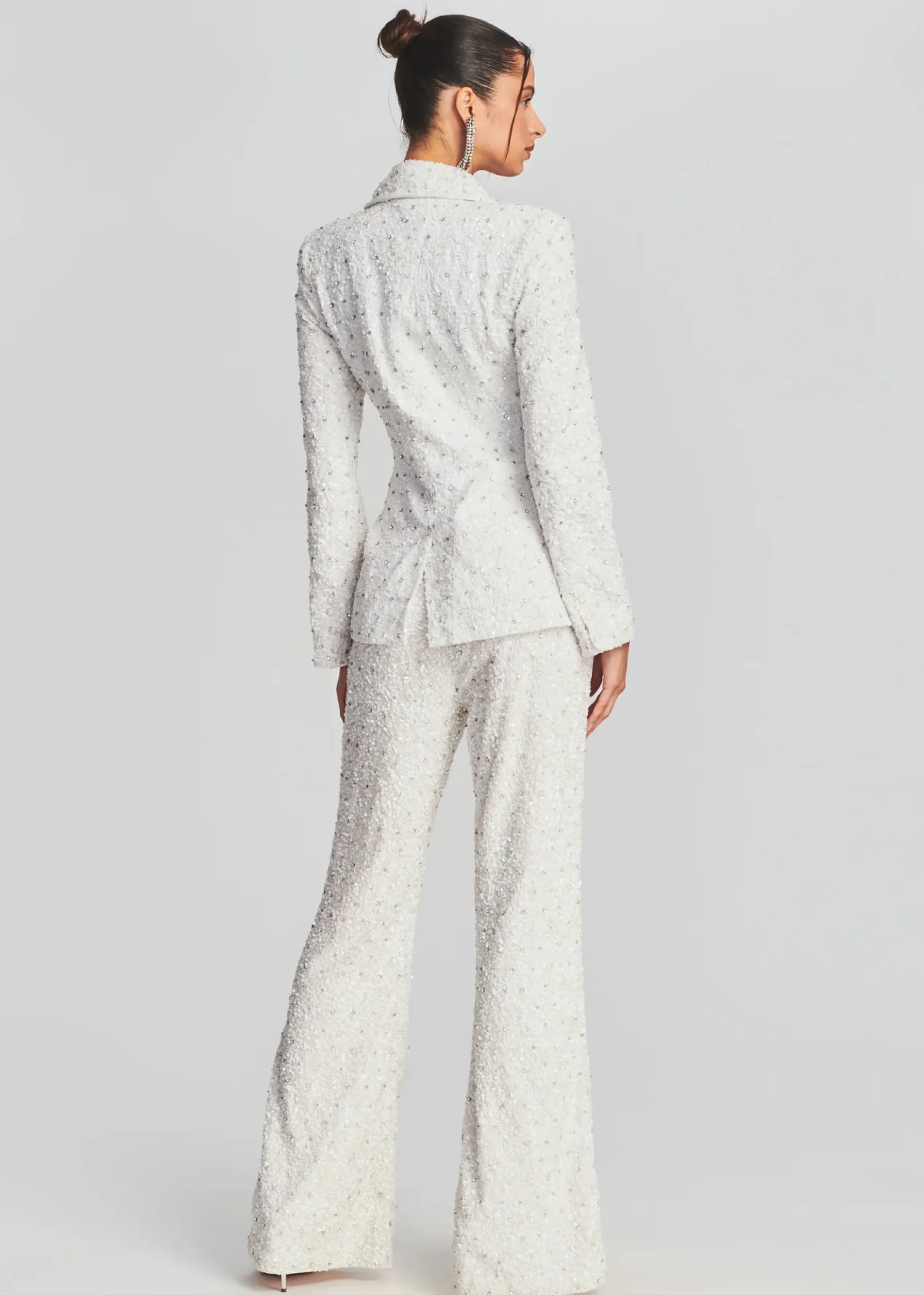 Retrofete Taurus Sequin Jacket Stone White Online