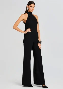 Retrofete Taylor Tie Back Jumpsuit Black New