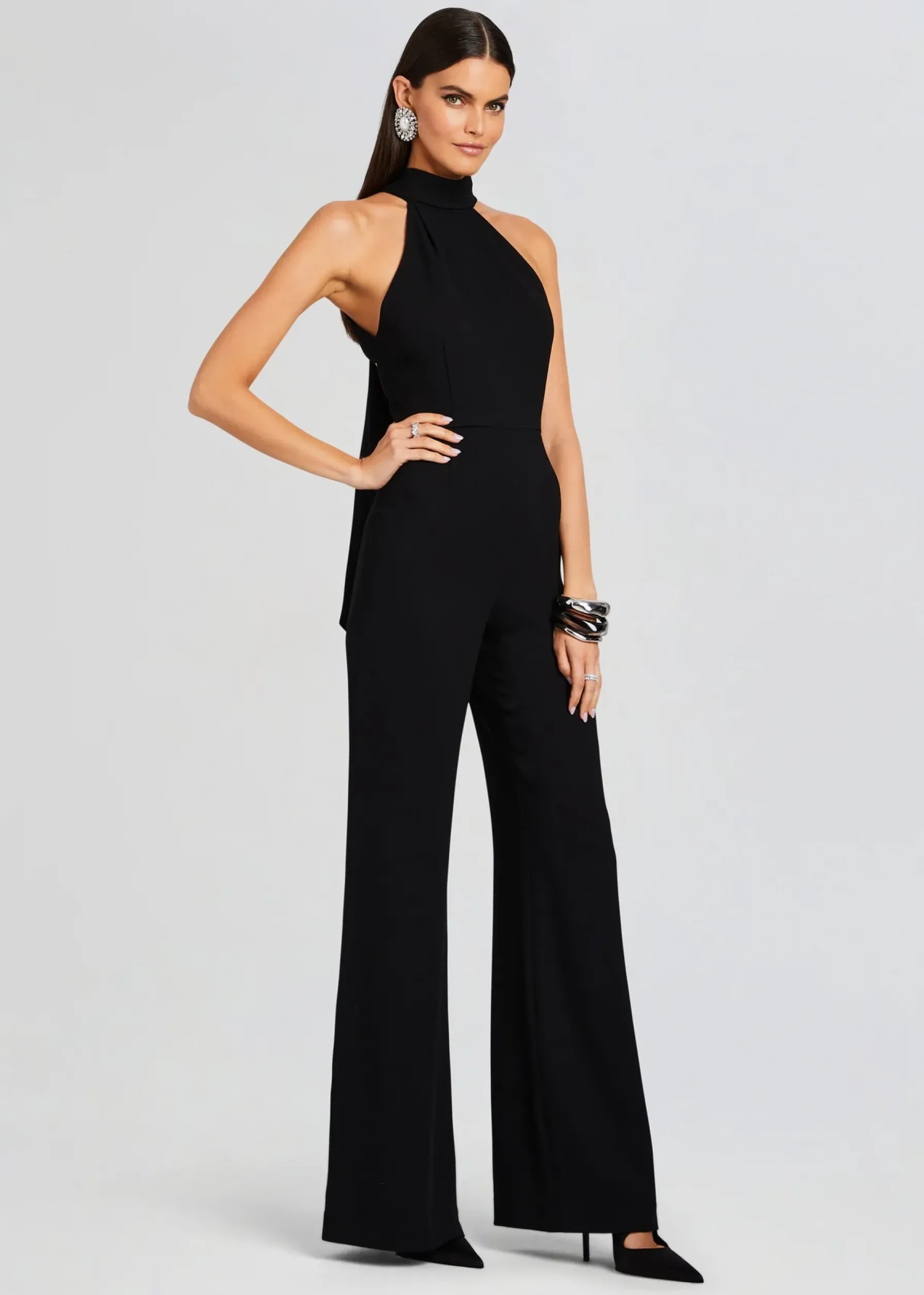 Retrofete Taylor Tie Back Jumpsuit Black Flash Sale