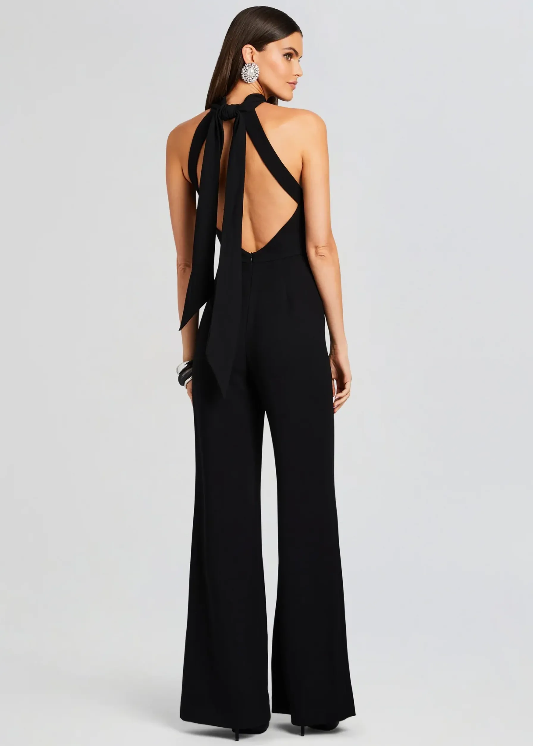Retrofete Taylor Tie Back Jumpsuit Black Sale