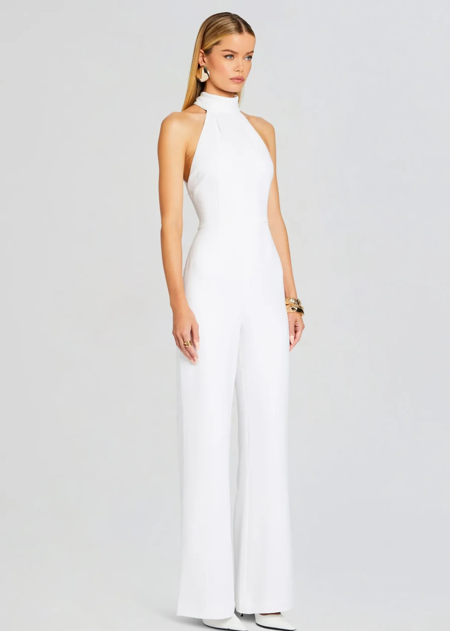 Retrofete Taylor Tie Back Jumpsuit White Sale