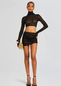 Retrofete Tracy Mini Skirt Black Best Sale