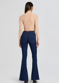 Retrofete Trisha Flare Pant Deep Sea Online