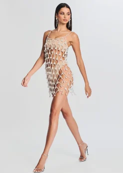 Retrofete Tulum Pearl Dress White Discount