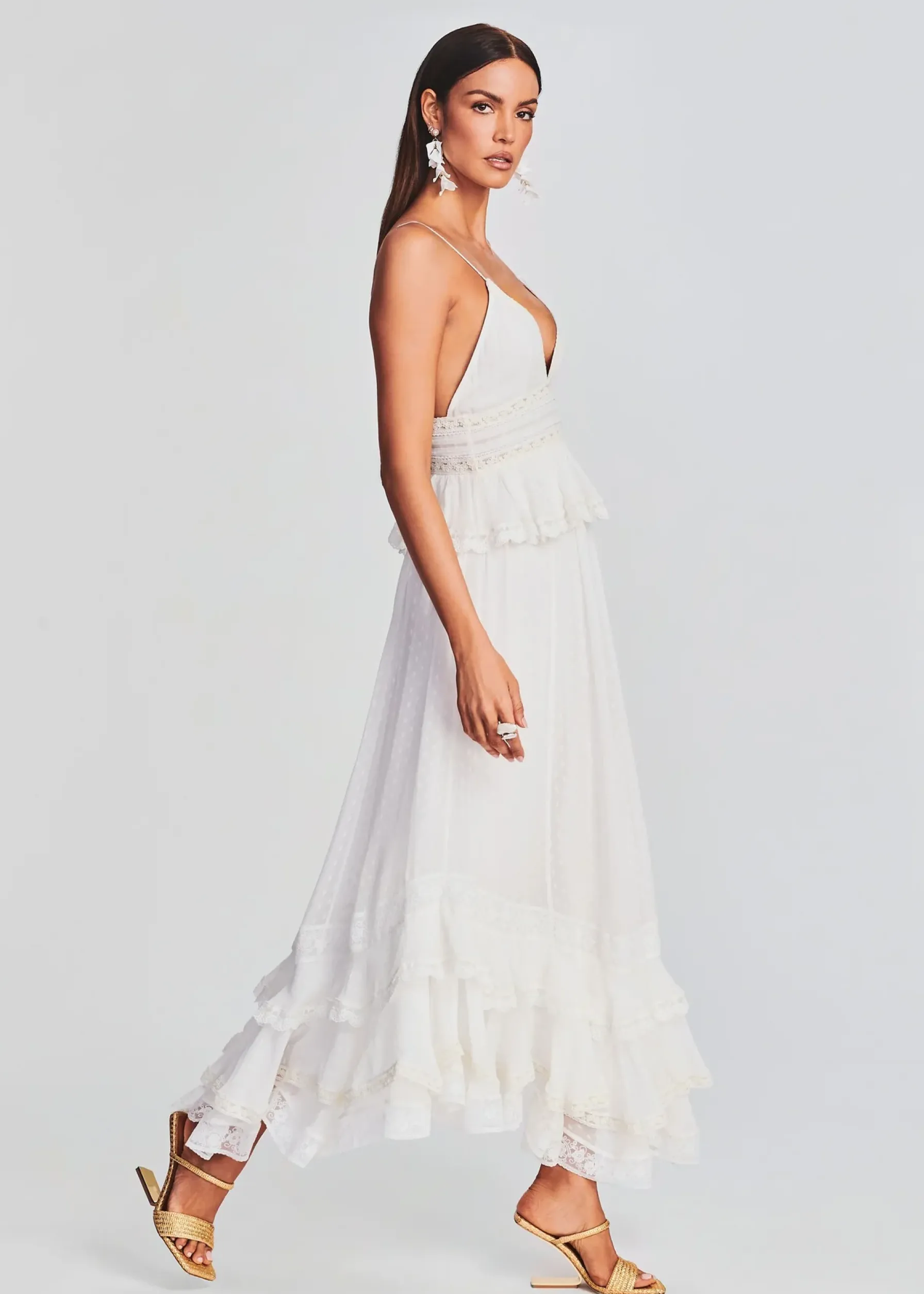 Retrofete Tyra Long Dress White Store