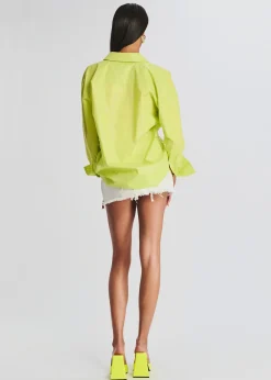 Retrofete Vanessa Denim Mini Skirt White Outlet
