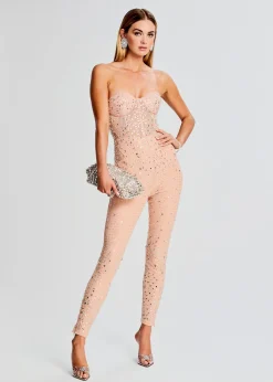 Retrofete Vegas Jumpsuit Dusty Peach Flash Sale