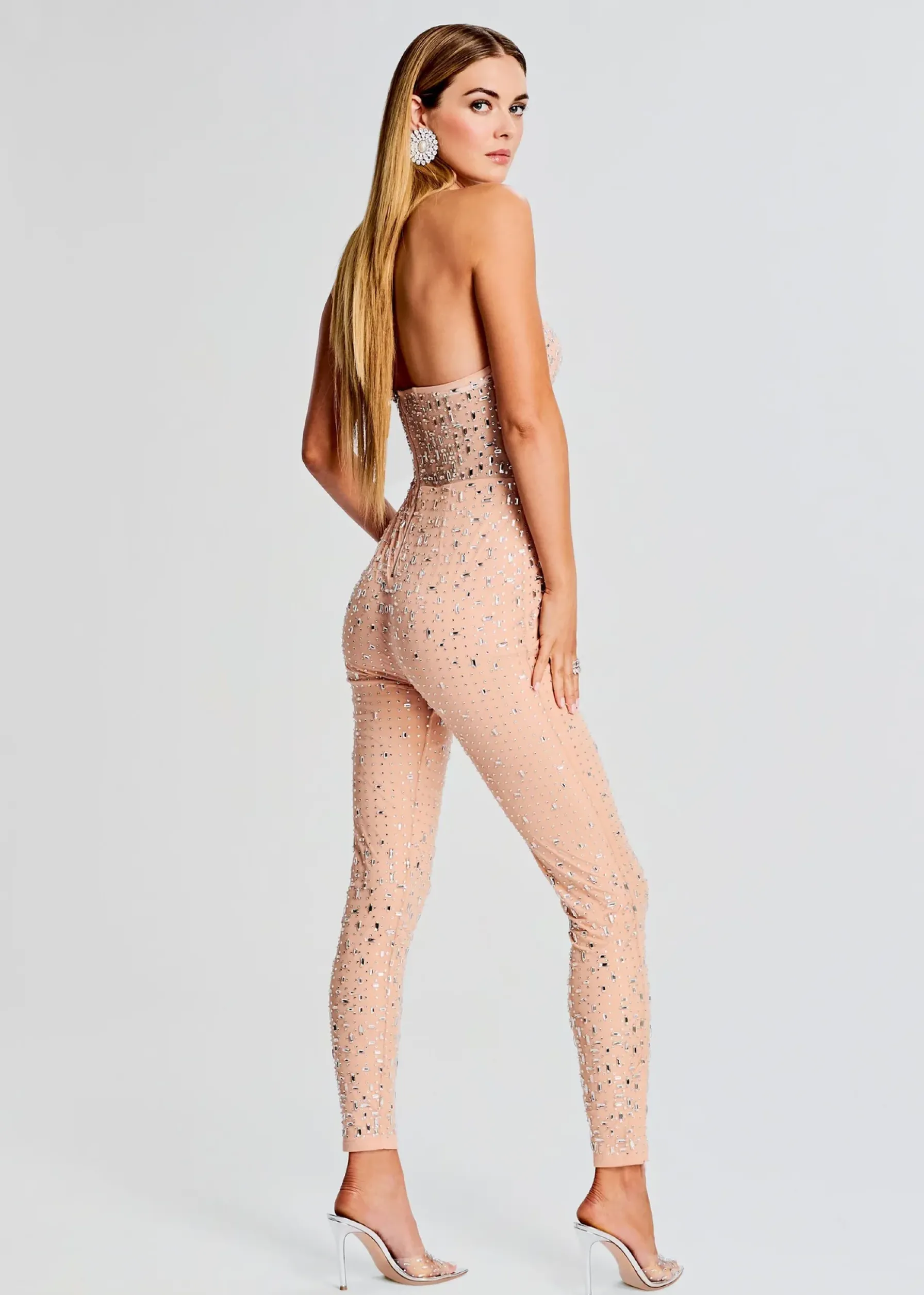 Retrofete Vegas Jumpsuit Dusty Peach Flash Sale