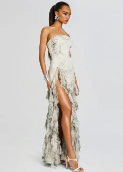 Retrofete Verena Silk Dress Vintage Snake Best