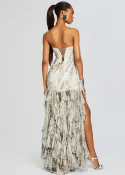 Retrofete Verena Silk Dress Vintage Snake Best