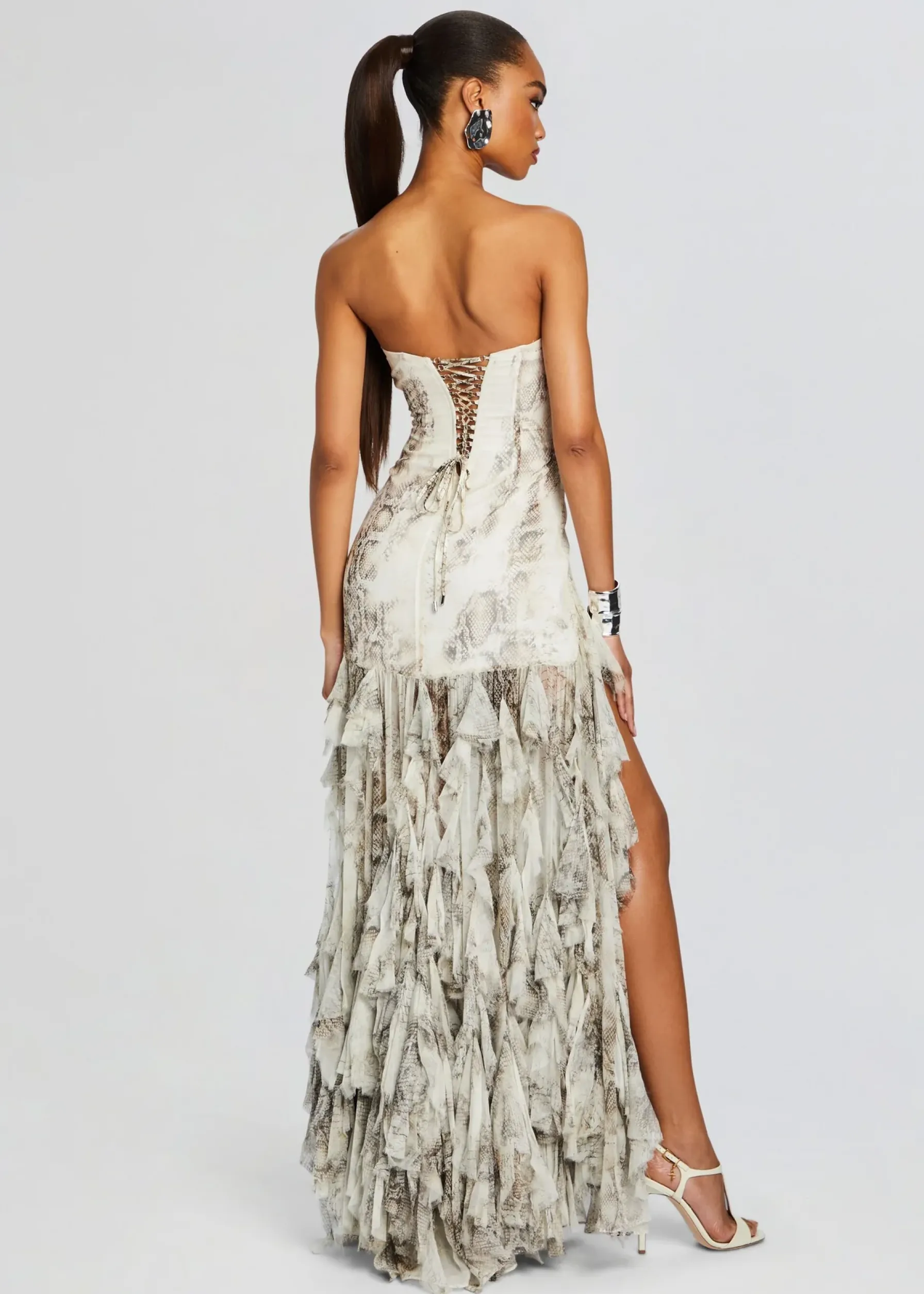 Retrofete Verena Silk Dress Vintage Snake Best