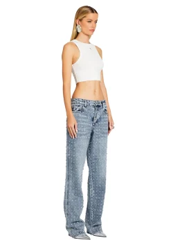 Retrofete Vero Embellished Denim Pant Tangier Sale
