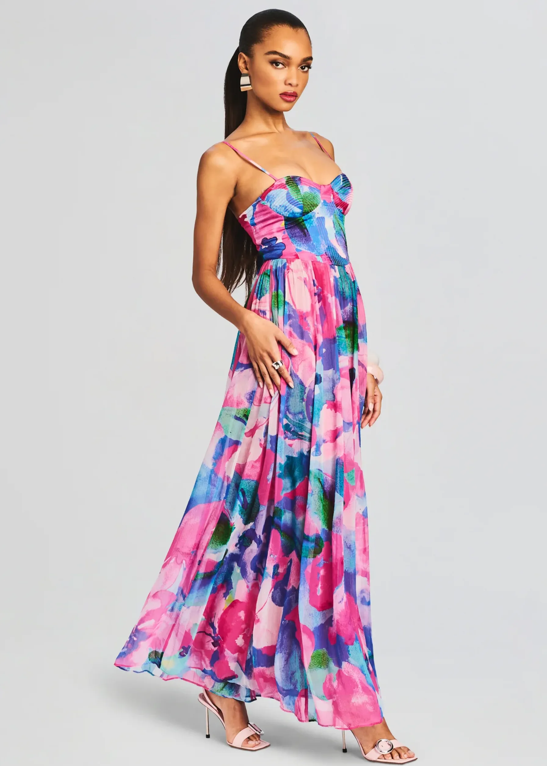Retrofete Vesa Corset Long Dress Multicolor Store