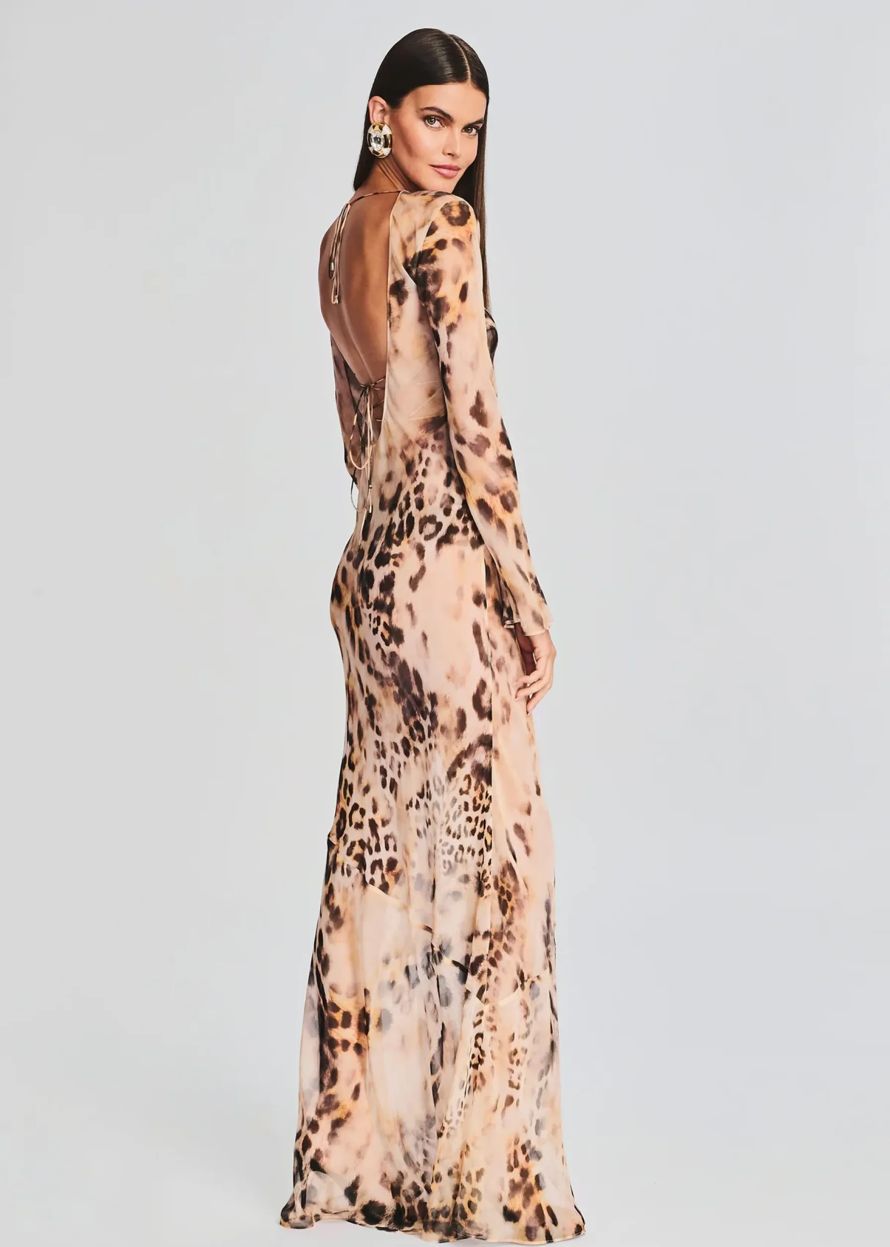 Retrofete Vienna Silk Dress Vintage Cheetah Best