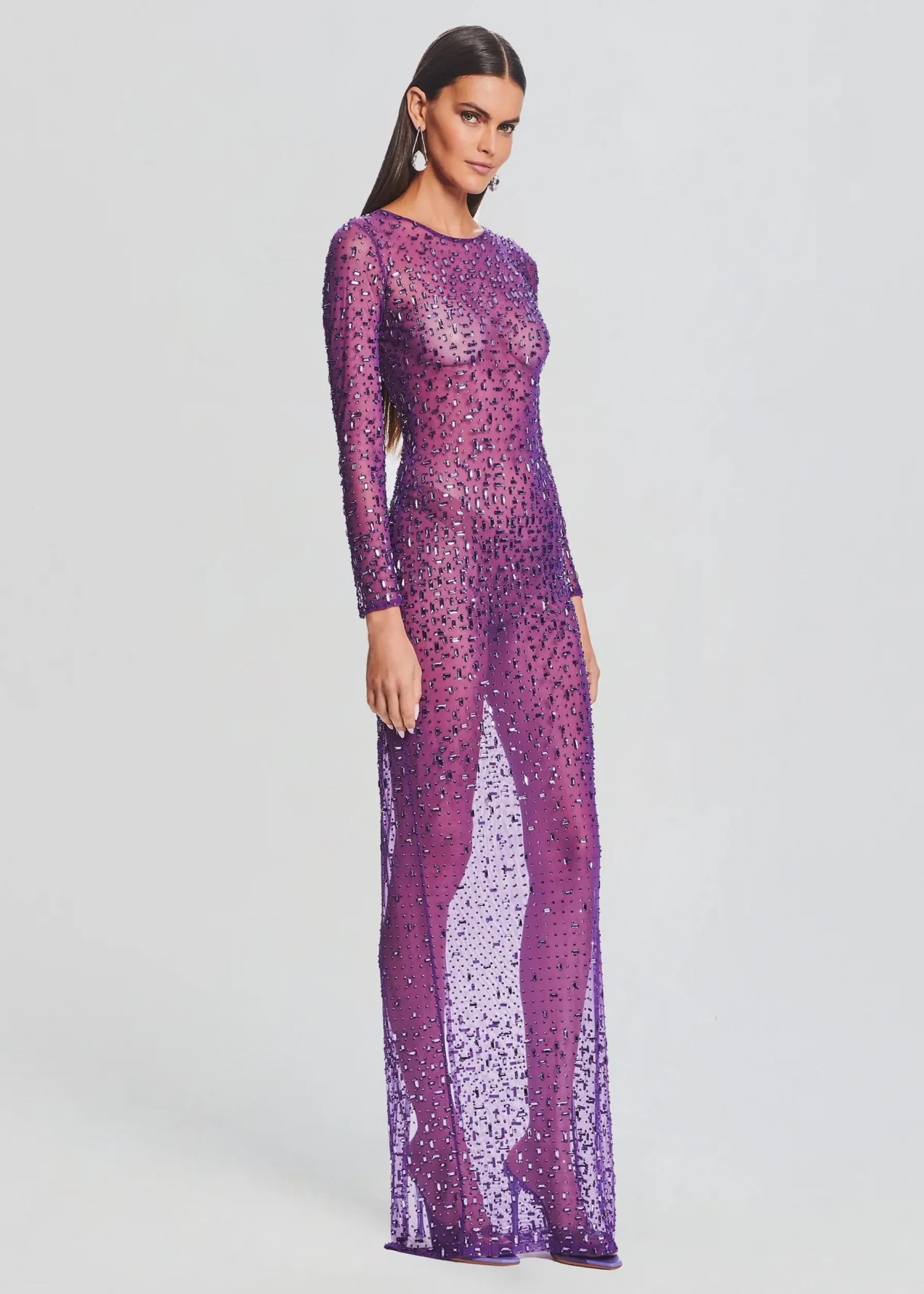 Retrofete Vinci Sequin Dress Amethyst Shop