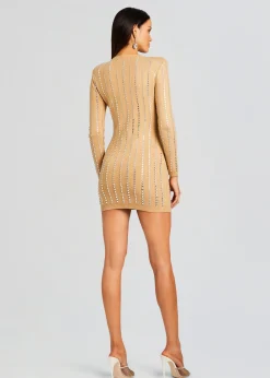 Retrofete Virginia Embellished Knit Dress Tannin Shop