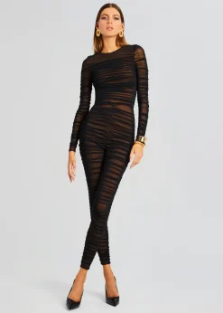 Retrofete Virgo Catsuit Black Fashion