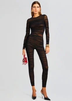 Retrofete Virgo Catsuit Black Cheap