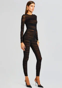 Retrofete Virgo Catsuit Black Cheap