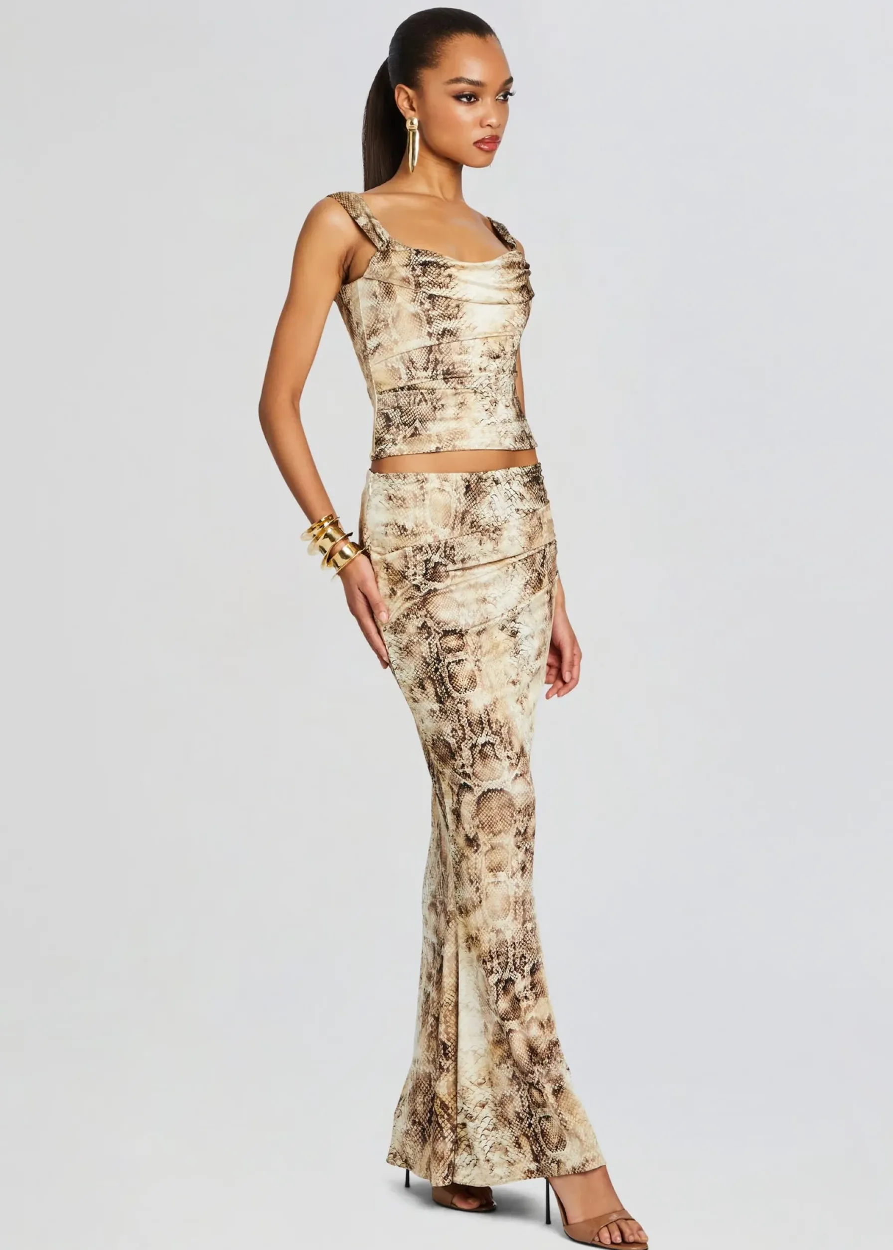Retrofete Vivienne Skirt Vintage Snake Best Sale