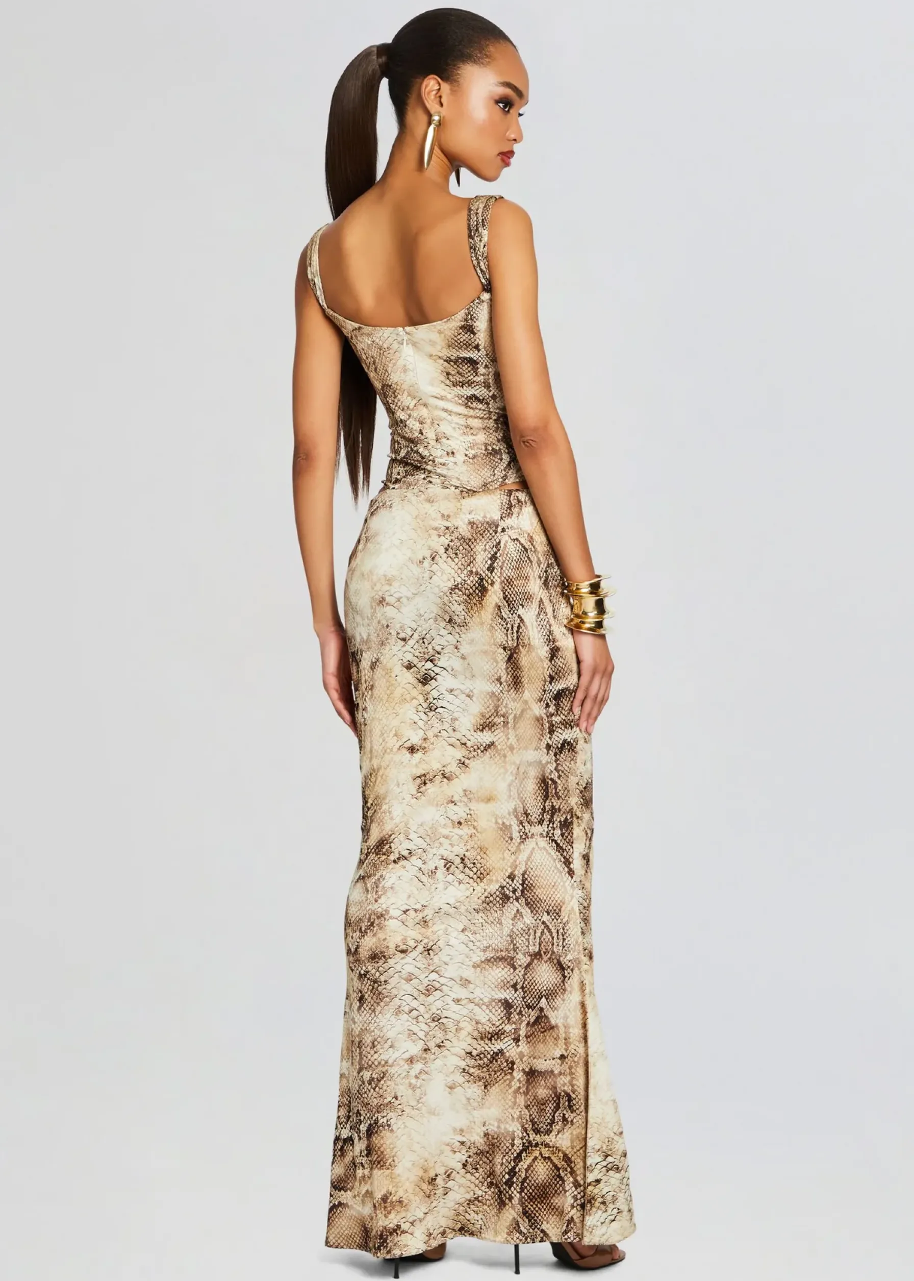 Retrofete Vivienne Skirt Vintage Snake Best Sale