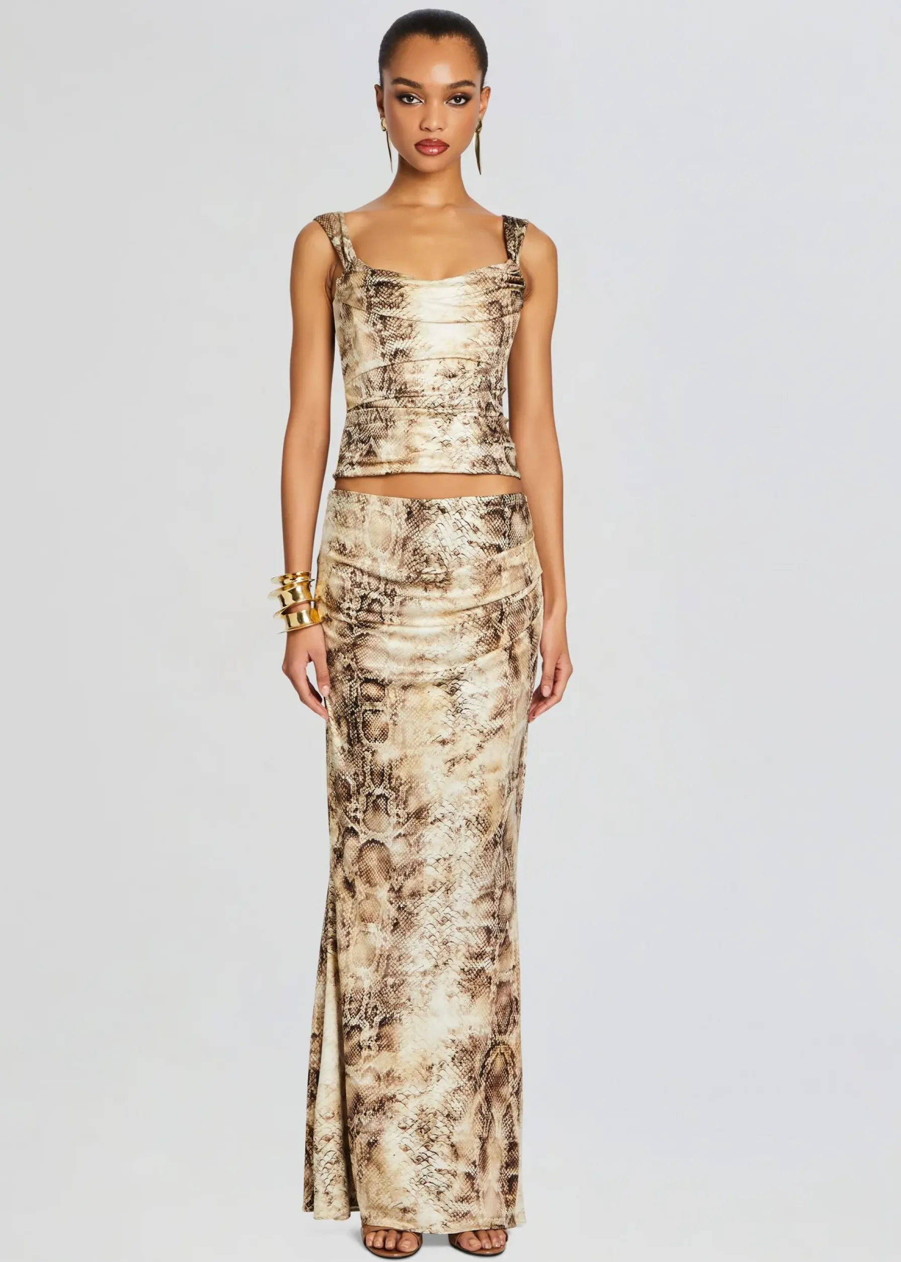 Retrofete Vivienne Skirt Vintage Snake Best Sale
