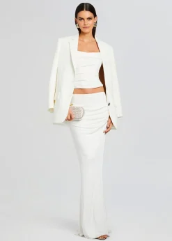 Retrofete Vivienne Skirt White New