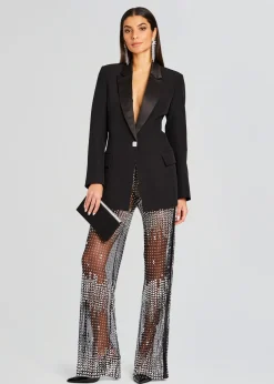 Retrofete Vondra Sequin Pant Black/Silver New