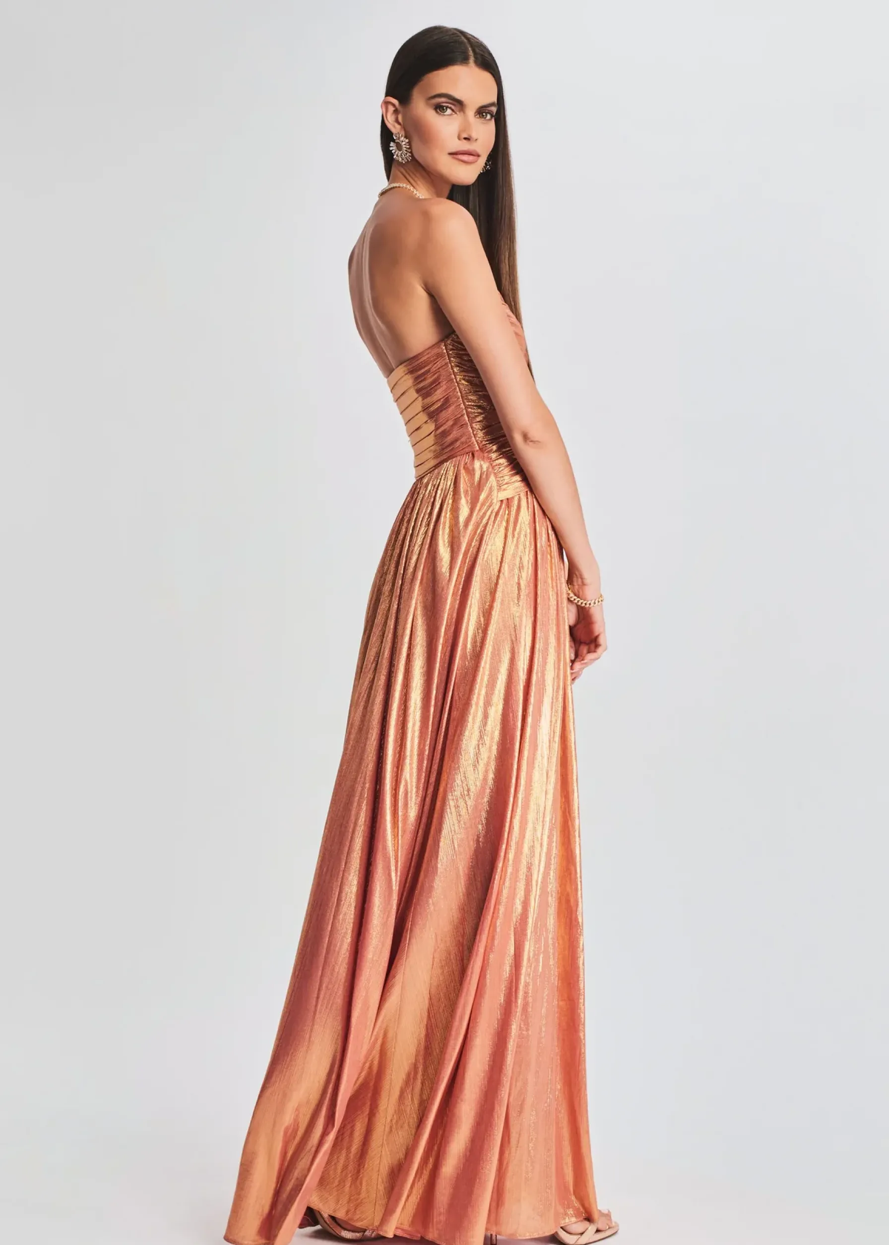 Retrofete Waldorf Dress Apricot Best Sale