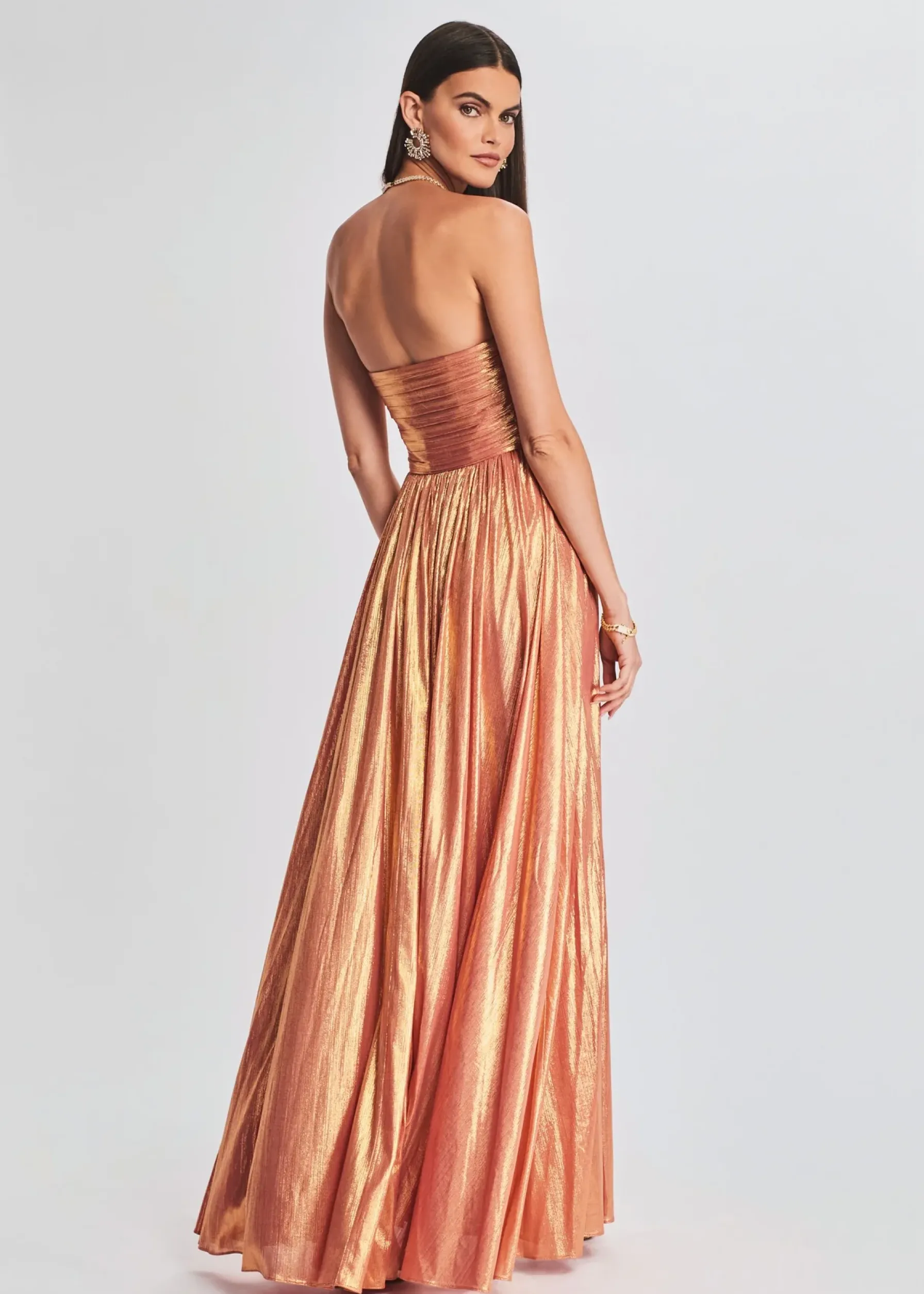 Retrofete Waldorf Dress Apricot Best Sale