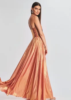 Retrofete Waldorf Dress Apricot Best Sale