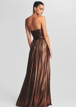 Retrofete Waldorf Dress Coffee Bean Sale