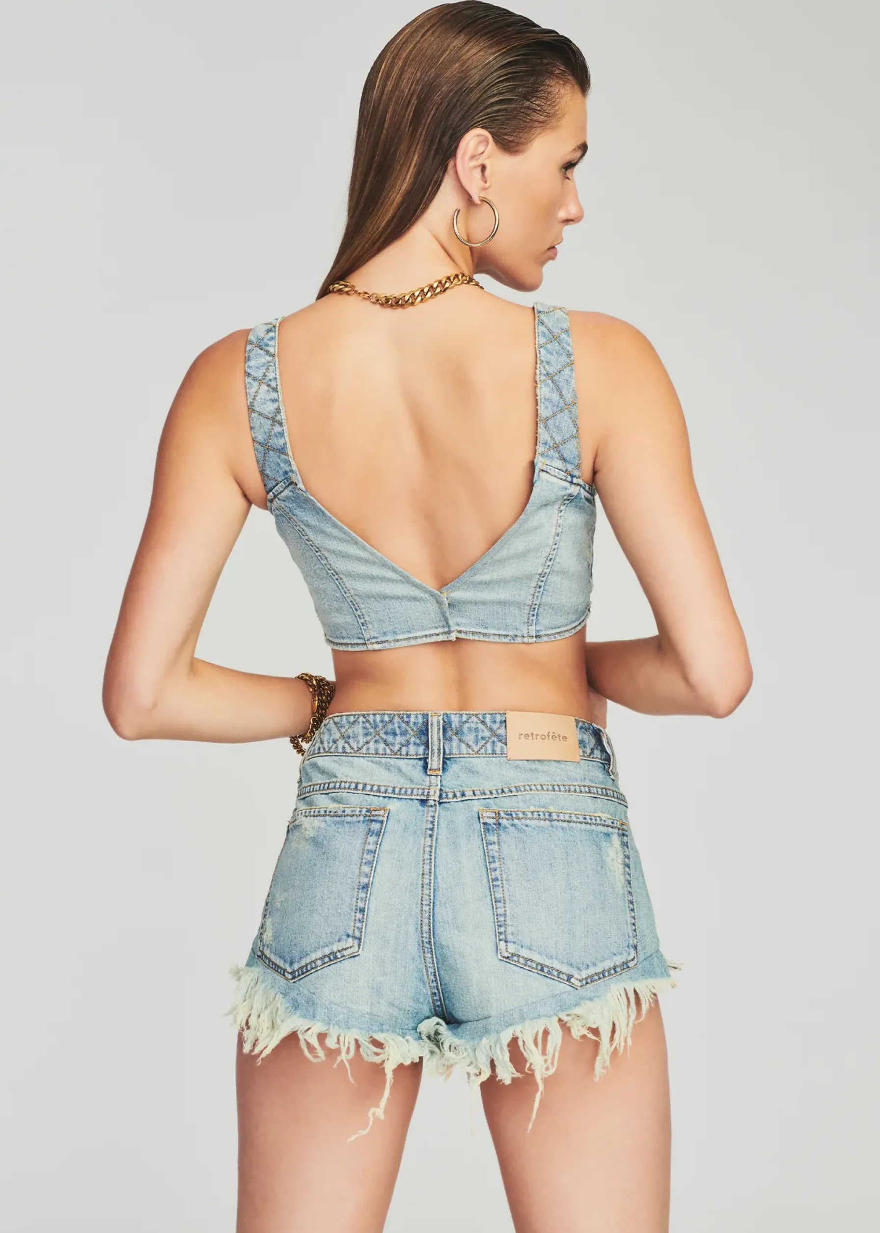 Retrofete Willis Top Porcelain Blue Best