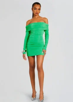 Retrofete Windsor Dress Pistachio Sale
