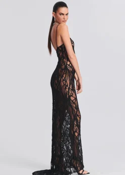 Retrofete Winnie Embellished Lace Dress Black Shop