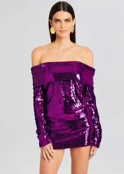 Retrofete Wyn Sequin Dress Amethyst Sale