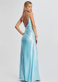 Retrofete Yesi Dress Blue Silver Online